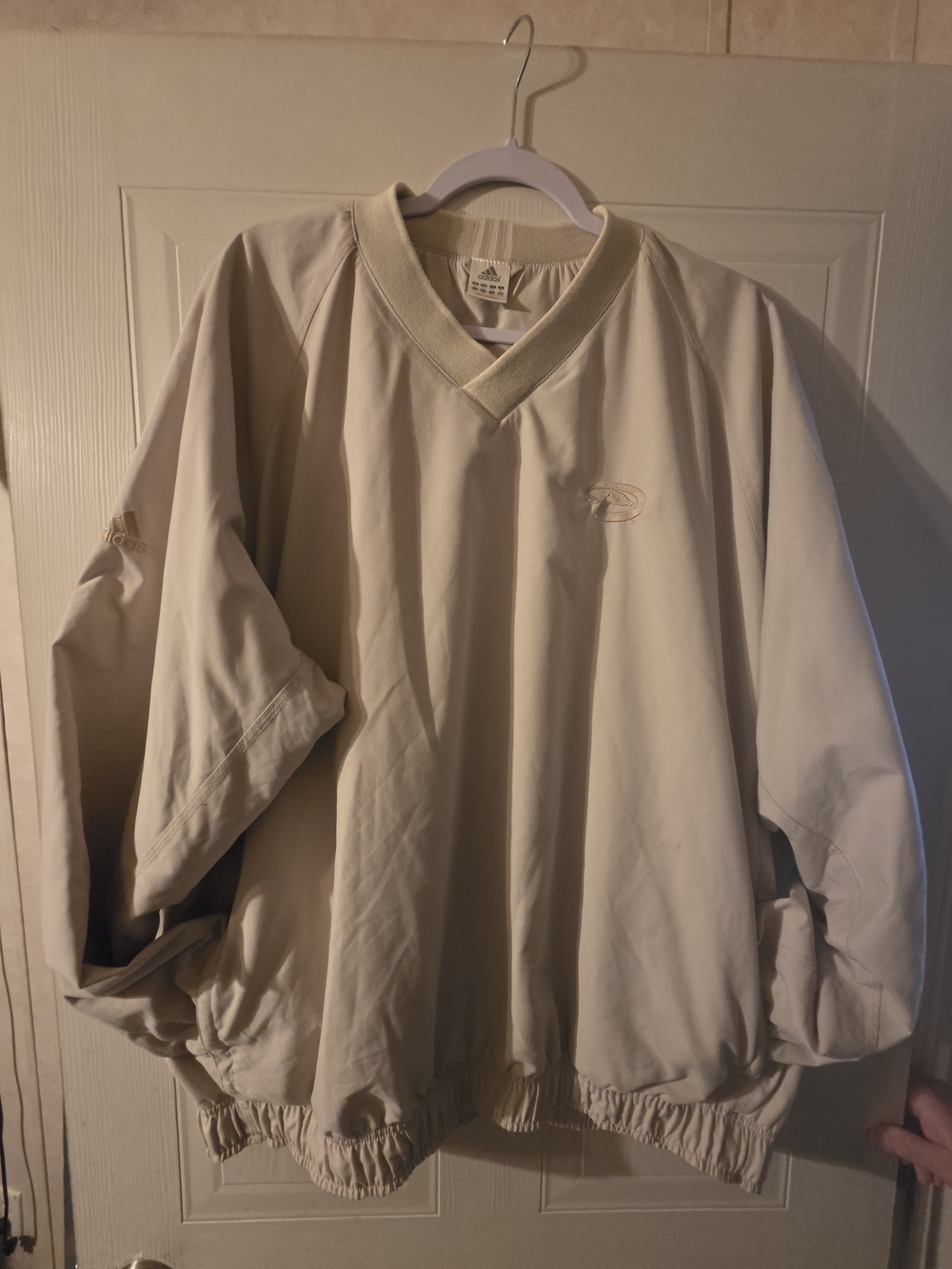 adidas Arizona diamondbacks Cream Pullover Jacket